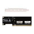 JSER PCIe 5.0 x16 to Dual MCIO 8x VROC RAID Adapter – SFF-TA-1016, Split PCIe Required